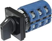 AC Rotary Switch - OFF + 2 Positions 240V AC 65A