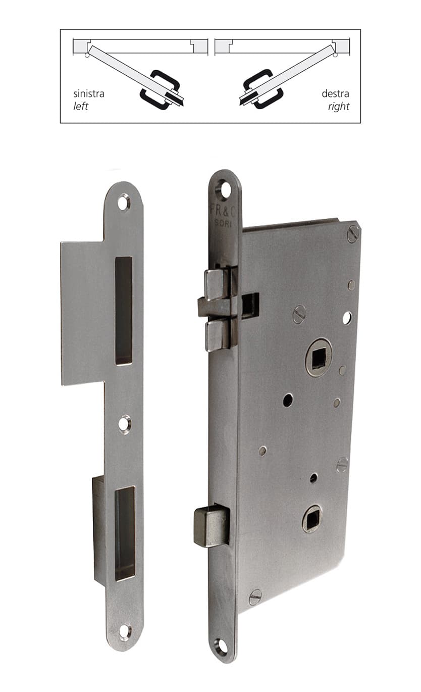 Mortise lock with striker and dead bolt