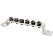 Common 100A Mini Grounding BusBar - 6 Gang