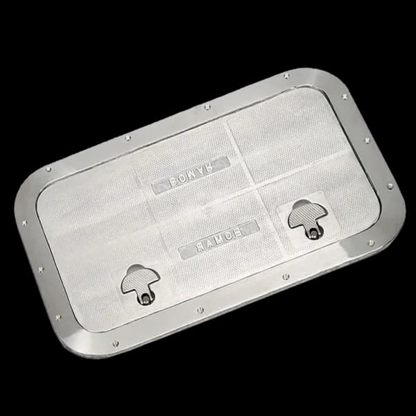Bomar Commercial Grade Series 15 5/8″ X 17 5/8″ Rectangle Cast Aluminum Inspection Hatch