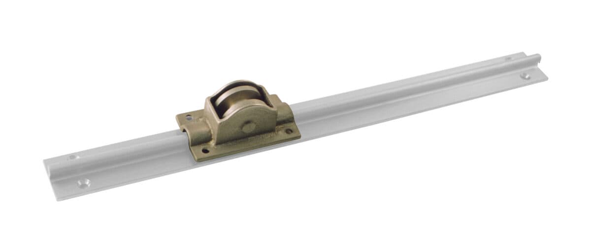 Brass nickel plated wheel pulley