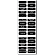 Basic AC Panel Label Set - 30 Labels