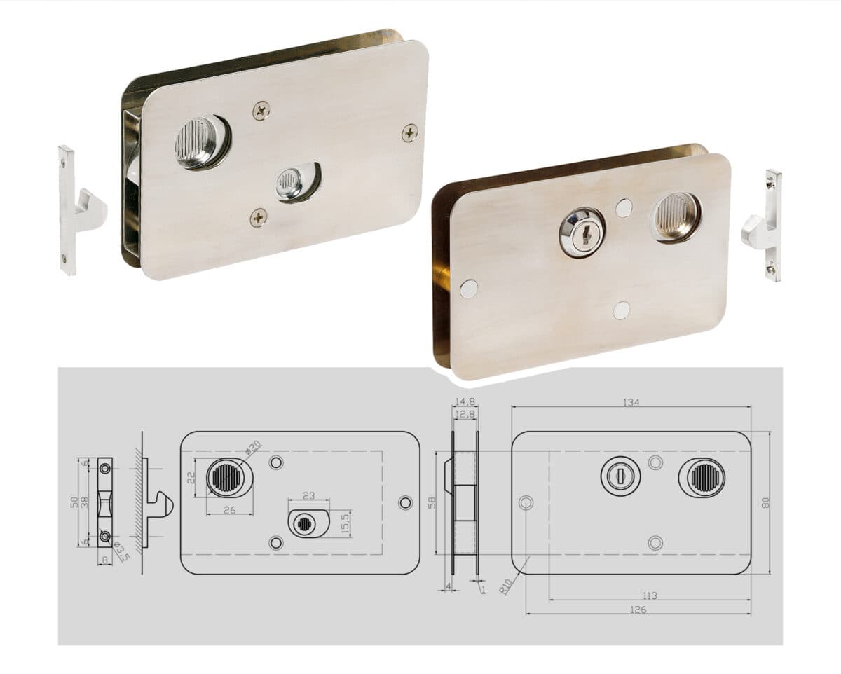 Slinding doorlock