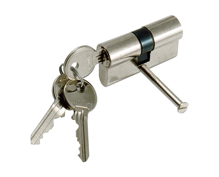 Security cylinder with 3 keys