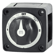 m-Series Selector 3 Position Battery Switch - Black
