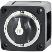 m-Series Mini Selector Battery Switch - Black