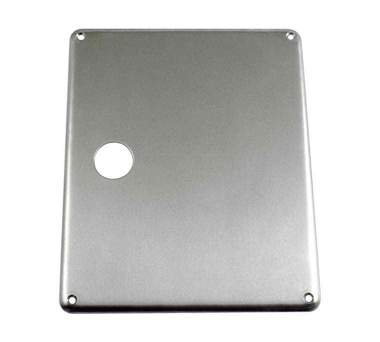 Escutcheon, stainless steel