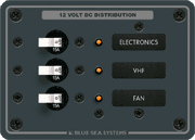 Traditional Metal DC Panel - 3 Positions