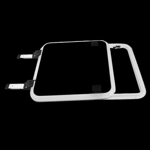 Bomar 1400 Series 20″ x 20″ Square Extruded Aluminum Sliding Roof Hatch