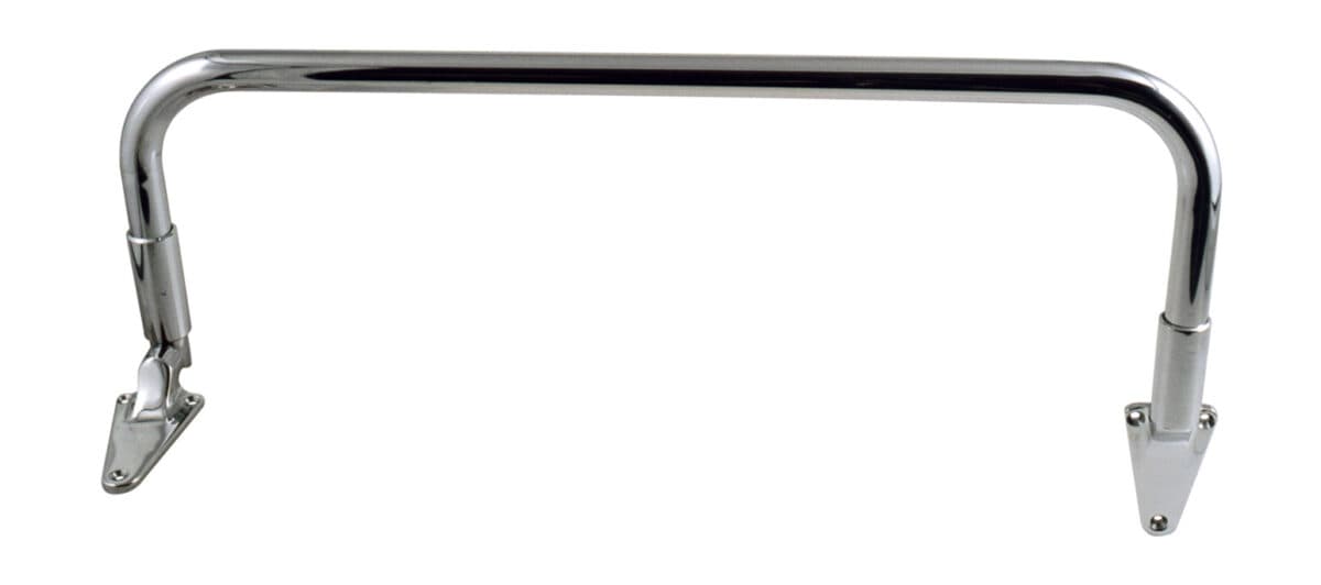 Articulated antirolling rail